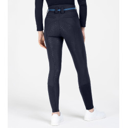 Pantalon d'équitation ELT Maja Glam Curved taille haute Bleu profond