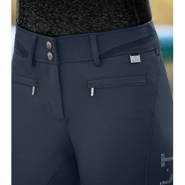 Pantalon d'équitation ELT Maja Glam Curved taille haute Bleu profond