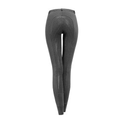 Pantalon d'équitation ELT Fun Sport silicone enfant Asphalte Gris