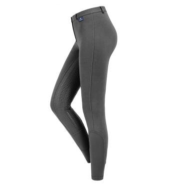 Pantalon d'équitation ELT Fun Sport silicone enfant Asphalte Gris