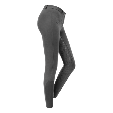 Pantalon d'équitation ELT Fun Sport silicone enfant Asphalte Gris