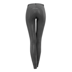 Pantalon d'équitation ELT Fun Sport silicone enfant Asphalte Gris