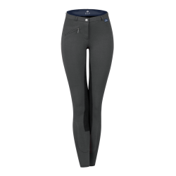 Pantalon d'équitation ELT Fun Sport enfant Asphalte / noir