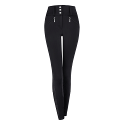 Pantalon d'équitation ELT Elisa taille haute mi-saison Noir