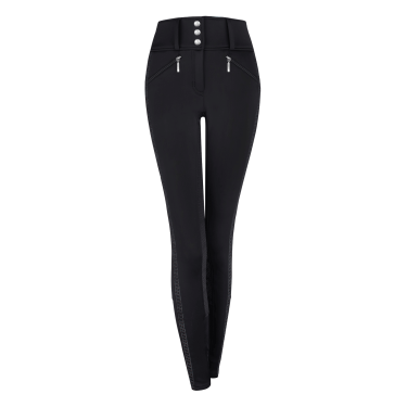 Pantalon d'équitation ELT Elisa taille haute mi-saison Noir