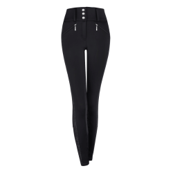 Pantalon d'équitation ELT Elisa taille haute mi-saison Noir