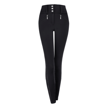 Pantalon d'équitation ELT Elisa taille haute mi-saison Noir