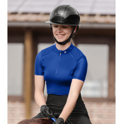 T-shirt zippé ELT fonctionnel Nancy Bleu saphir T-shirt zippé ELT fonctionnel Nancy Bleu saphir