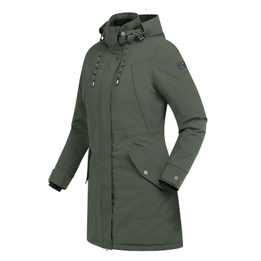 Parka d'équitation ELT hiver Performance Ontario Olive foncé Kaki