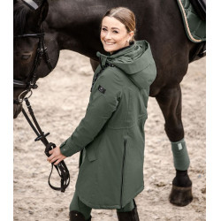 Parka d'équitation ELT hiver Performance Ontario Olive foncé Kaki