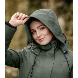 Parka d'équitation ELT hiver Performance Ontario Olive foncé Kaki