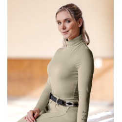 Col roulé ELT Madison femme Gris beige