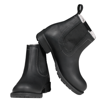 Bottines équitation hiver enfant doublées polaire