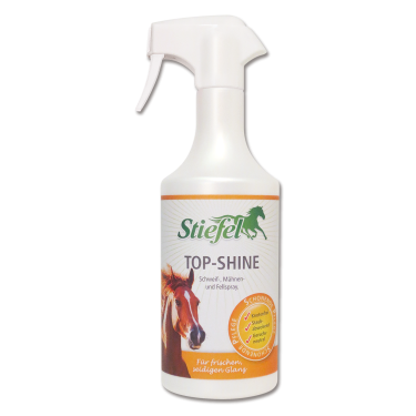 Soin démêlant cheval Top-Shine pour crins et pelage