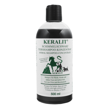 Shampooing cheval pelage clair au charbon actif