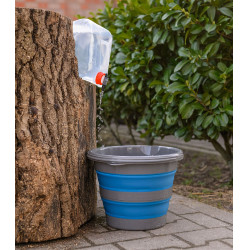Seau pliable Waldhausen 10 L Bleu azur