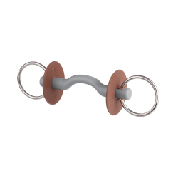 Mors équitation Beris passage langue anneaux 7,5 cm Mors équitation Beris passage langue anneaux 7,5 cm