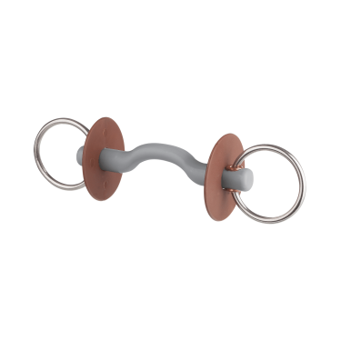Mors équitation Beris passage langue anneaux 7,5 cm Mors équitation Beris passage langue anneaux 7,5 cm