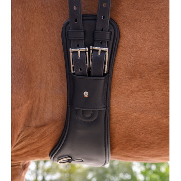 Sangle d'équitation courte cuir courbée Waldhausen Sangle d'équitation courte cuir courbée Waldhausen