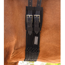 Protection boucles sangles courtes Waldhausen Noir