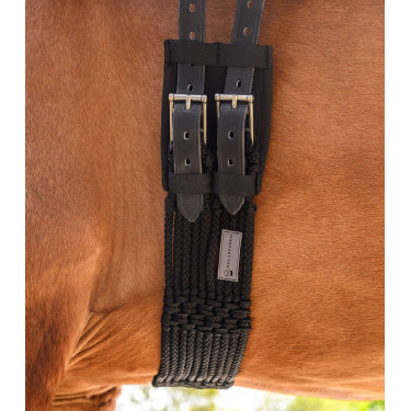 Protection boucles sangles courtes Waldhausen Noir