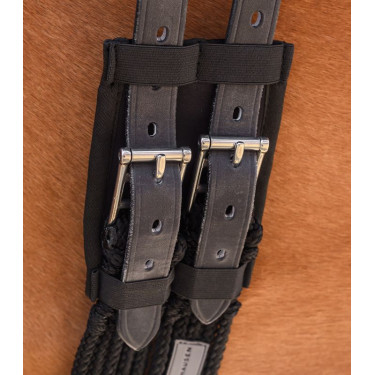 Protection boucles sangles courtes Waldhausen Noir