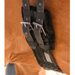 Protection boucles sangles courtes Waldhausen Noir