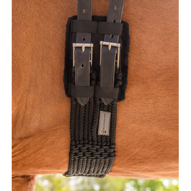 Protection boucles sangles courtes Waldhausen Noir