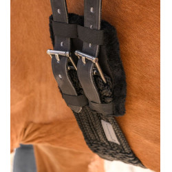 Protection boucles sangles courtes Waldhausen Noir