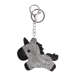 Porte-clés Waldhausen Licorne Argent / noir Porte-clés Waldhausen Licorne Argent / noir