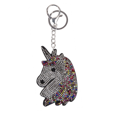 Porte-clés Waldhausen Licorne Argent / multicolore