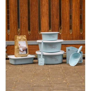 Petite gamelle Waldhausen avec couvercle Turquoise Bleu