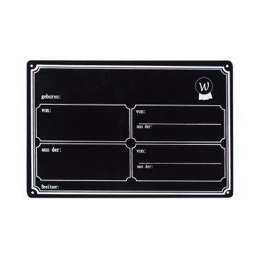 Panneau de box Waldhausen métal Noir