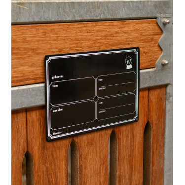 Panneau de box Waldhausen métal Noir