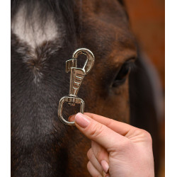 Mousqueton pivotant pour longe d'équitation Mousqueton pivotant pour longe d'équitation