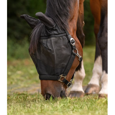 Masque anti-mouche équitation avec licol Waldhausen
