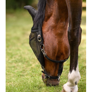 Masque anti-mouche équitation avec licol Waldhausen