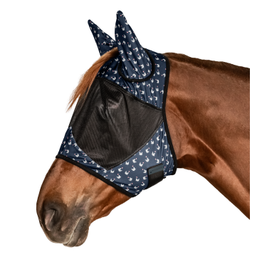 Masque anti-mouches cheval Waldhausen confort Masque anti-mouches cheval Waldhausen confort