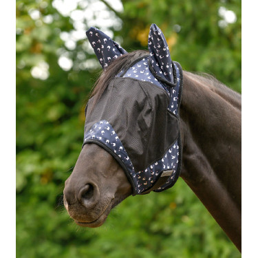 Masque anti-mouches cheval Waldhausen confort Masque anti-mouches cheval Waldhausen confort