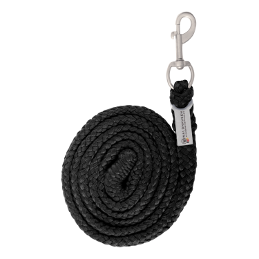 Longe de licol Waldhausen Plus mousqueton Noir