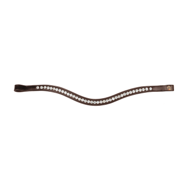 Frontal d'équitation X-Line avec strass Waldhausen