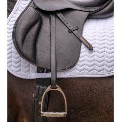 Étrivières équitation cuir rosé Waldhausen X-Line