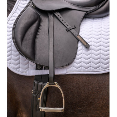 Étrivières équitation cuir rosé Waldhausen X-Line