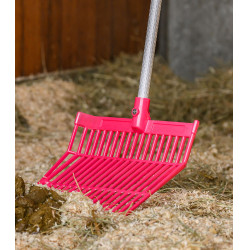Tête de fourche à crottin Waldhausen plastique Rose