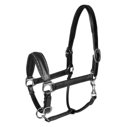 Licol Waldhausen S-Line en cuir Glamour Noir Licol Waldhausen S-Line en cuir Glamour Noir