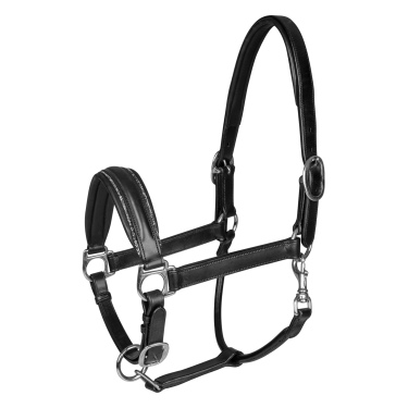Licol Waldhausen S-Line en cuir Glamour Noir Licol Waldhausen S-Line en cuir Glamour Noir