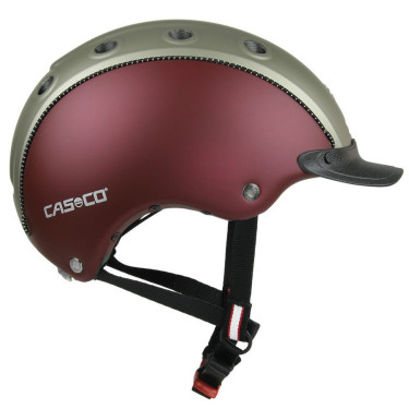 Casque Casco Choice Turnier Rouge / olive