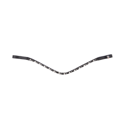 Frontal d'équitation noir strass X-Line Waldhausen