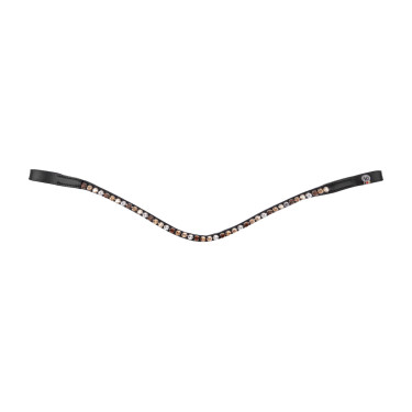 Frontal Glam noir X-Line Waldhausen Noir / marron / or / beige / argent