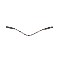 Frontal Glam noir X-Line Waldhausen Noir / marron / or / beige / argent